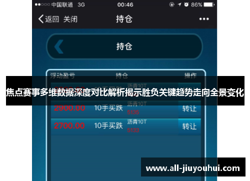 焦点赛事多维数据深度对比解析揭示胜负关键趋势走向全景变化